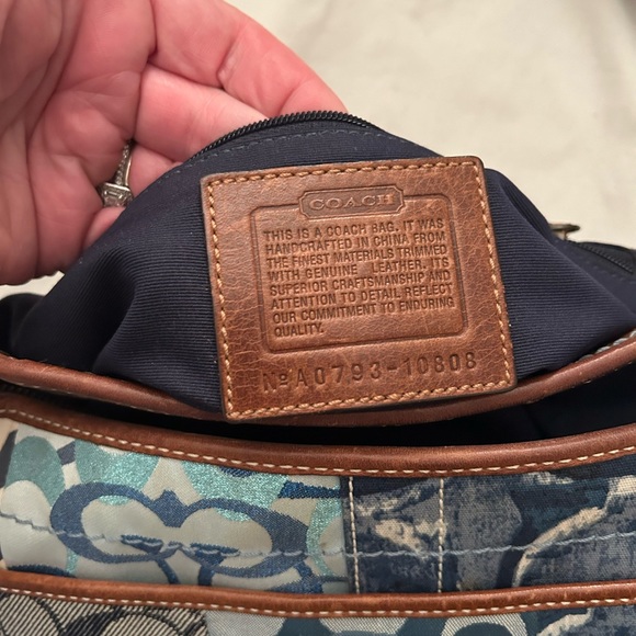 Coach Patchwork Hobo bag serial number A0793-10808 Y2K bag - Picture 2 of 6